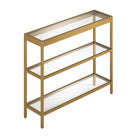 Hudson&Canal - Console Alexis 91 cm (36 po) - Laiton-Un design contemporain moderne pour votre entrée, votre salon, votre bureau et plus encore