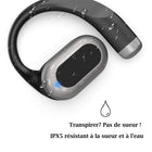 MyBat - Écouteurs Bluetooth Design Lab OpenEar noir et imprimé Camouflage élégants et confortables pour les modes de vie actifs-8