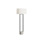 Monarch Specialties - Luminaire - 62 po H Lampadaire - Métal Noir - Abat-Jour Ivoire / Crème - Contemporain-Lampadaire élégant et moderne de 62 pouces de haut avec une base en métal noir étonnante et un abat-jour élégant en tissu ivoire pour illuminer un salon, un bureau ou une chambre à coucher