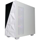 CyberPowerPC - Ordinateur de bureau de jeu - AMD Ryzen 5 8400F - NVIDIA GeForce RTX 5060 8 Go - 16 Go DDR5 - Disque SSD PCIe 4,0 de 2 To - Blanc-2 x USB 3,2 Type C