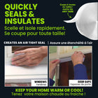 Alien Tape - Shield Ruban adhésif transparent imperméable pour intérieur et extérieur – 10,2 cm x 1,5 m – Lot de 3-7