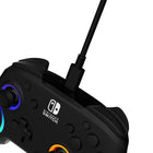 PDP - Manette sans fil Afterglow Wave pour Nintendo Switch – Noire-Ergonomique - Conception experte avec des poignées texturées et antidérapantes