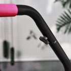 Soozier - Trampoline repliable 40" pour adultes - Rose-Cadre en acier et six pieds pour plus de stabilité