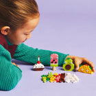 LEGO - Classic Creative Food Friends - 150 pièces-Les modèles incluent un cupcake, une glace, un avocat, un taco, une poire et un panini