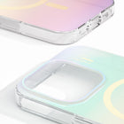 Ideal of Sweden - Étui Clear MagSafe Mid Shimmer pour iPhone 16-Testée et certifiée résistante aux chutes jusqu’à 3 mètres (9,84 pieds)