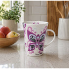Oscardo - Tasse porcelaine « Célébration de la vie » de Francis Dick - 295 ml-Conception de tasse empilable - Optimisée pour un rangement facile et une organisation peu encombrante