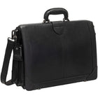 Mancini - Porte-documents plaideur luxueux pour portable 17.3po Buffalo - 18po x 6po x 13po - Noir-Organisateur à l’intérieur avec poche RFID