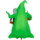 GEMMY - Décorations gonflables d'Halloween Jack Skellington et Oogie Boogie avec LED - 195,5 cm x 150 cm-Se dégonfle pour un rangement facile