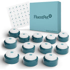 FluentPet - Boutons inscriptibles FluentPet pour chiens et chats - ensemble de 12-Conçu pour Superior Sound : Nos boutons de conversation FluentPet pour chiens et chats ont été repensés pour une communication plus claire