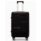 TRAVLR - Bagage De Cabine Rigide 20 po - Noir-Roues pivotantes doubles à 360 degrés pour un contrôle précis et un roulement doux et silencieux (8 roues)