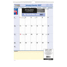 AT-A-GLANCE - Calendrier mural mensuel 2027 QuickNotes - 17 po H x 12 po l - bilingue-12 mois : janvier 2027 à decembre 2027
