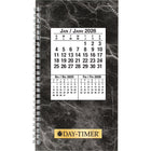 Day-Timer - Recharge datee à reliure spirale 2026 2 pages/jour de pochette - 6 1/2 po H x 3 1/2 po l - bilingue-Les bordures vertes douces Day-Timer rendent ces recharges proprement aptes pour le milieu des affaires, mais agreables à l'oeil