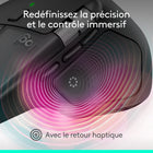 Logitech - MX Master 4 for Mac, souris Bluetooth ergonomique - Noir Sidéral-Une précision qui se ressent grâce au panneau Haptic Sense, retour haptique personnalisable  sur des actions, des raccourcis et des notifications spécifiques, améliorant la productivité de cette souris Bluetooth sans fil