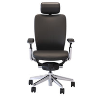 Nightingale - Fauteuil de travail à dossier moyen IC2 avec appui-tête réglable - Noir-Mécanisme d'inclinaison synchrone du genou à dégagement lent avec double levier, réglage intégré de la coulisse du siège, réglage pneumatique de l'inclinaison et de l'inclinaison, verrouillage de l'inclinaison infinie, réglage pneumatique de la hauteur et contrôle de la tension avant