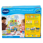 VTech - Super caisse enregistreuse Magic'scan - Français-Conçu pour les enfants de 3 à 6 ans; fonctionne avec 3 piles AA; piles incluses à des fins de démonstration seulement; des piles neuves sont recommandées pour une utilisation régulière