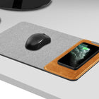General Supply Goods + Co - Chargeur sans fil 10 W - tapis de souris enroulable - Cognac-Fréquence de charge : 110-148 kHz