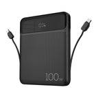 Kopplen - Batterie externe PD 20 000 mAh 100 W, boîte ouverte, avec 2 câbles USB-C-La puissance de 100 W permet une recharge rapide des ordinateurs portables et des appareils à forte consommation d’énergie