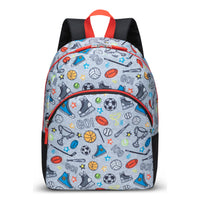 Trailblazer - Sac à dos de rentrée - 20 L - Gris clair-Durable et spacieux : Fabriqué en polyester avec une capacité de 20L, parfait pour les livres, les fournitures et les objets personnels.