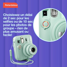 FUJIFILM - Ensemble avec appareil instantané instax mini 13 - Violet feutré-Contrôle automatique de l'exposition