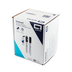 Quartet - Marqueurs effaçables à sec DryGuard, pointe biseautée, noir, 36 unités-Testé avec des marqueurs DryGuard laissés 24 heures sans capuchon et bénéficiant d’une période de récupération équivalente, avec capuchon. La récupération peut varier en fonction de la durée sans capuchon ainsi qu’à d’autres facteurs environnementaux