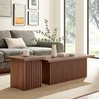 Modway - Render Nidification Tables basses Ensemble de 2 - Noyer-Stratifié inspiré de la nature