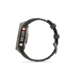 Garmin - Montre connectée GPS multisports fēnix 8 Pro - 47 mm - Titane avec bracelet graphite/silicone noir-HAUT-PARLEUR ET MICROPHONE INTÉGRÉS - Utilisez la connectivité réseau LTE pour passer et recevoir des appels directement depuis votre montre, sans avoir à transporter votre smartphone. De plus, les fonctions de la montre peuvent être contrôlées par des commandes vocales sans téléphone — ou utilisez l'assistant vocal de votre smartphone pour répondre aux messages texte et plus encore.