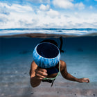 Speaqua - Haut-parleur portatif Bluetooth étanche Barnacle X avec stockage intégré (2 000 chansons) - Bleu mer-Double égaliseur audio amélioré