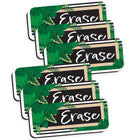 Ashley Productions - Effaceur magnétique pour tableau blanc, Feuilles style bohème avec bordure, 5,1 x 12,7 cm, lot de 6-Gomme à tableau blanc attrayante pour la décoration de la salle de classe