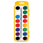Cra-Z-Art - Aquarelles lavables avec pinceau - Paquet de 16-Idéal pour développer la motricité fine et stimuler la créativité, ce coffret d'aquarelles est un outil stimulant et pédagogique. Les aquarelles Cra-Z-Art sont conçues pour une application fluide et stimulent la créativité et la reconnaissance des couleurs