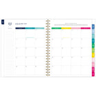AT-A-GLANCE - Agenda scolaire hebdomadaire/mensuel gingham Emily Ley 2024-2025 - 8 3/8 po x 11 po -bleu/blanc - bilingue-12 mois : juillet 2024 à juin 2025