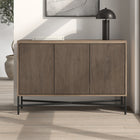 Hudson&Canal - Buffet Brighton 48" L - Chêne gris vieilli-Dimensions du produit : 14" L x 47,5" l x 32" H