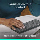 Logitech - Keys-To-Go 2, clavier sans fil portable pour iPad avec protection intégrée - Graphite-Utilisez le clavier Bluetooth sans fil Keys-to-Go 2 avec des tablettes et des dispositifs sous Windows, Android, macOS et ChromeOS