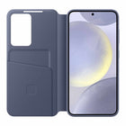 Samsung - Coque Portefeuille à Vue Intelligente pour Samsung Galaxy S24 - Violet-Utilisez votre téléphone sans poser le doigt sur l'écran