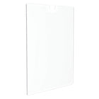 Porte-affiche pour cubicule Deflecto Superior Image – Orientation portrait − 8 1/2 po l x 11 po H – Transparent-Le porte-enseigne de bureau s’accroche aux panneaux de la cloison de séparation