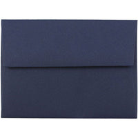 JAM Paper - Enveloppes d'invitation A1 Premium 4 barres - 3 5/8 x 5 1/8 - bleu marine - Paquet de 100-Fabriqué à partir de papier de 28 lb de haute qualité et doté d'une fermeture en gomme