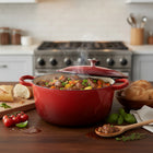 JS Gourmet - Casserole 5,5 Qt – Rouge cerise-Va au four