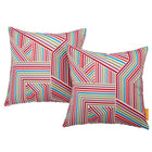 Modway - Terrasse extérieure Oreiller simple - Tapisserie-Remplissage en fibres de polyester moelleux
