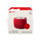 tonies - Housse Toniebox Lite - Rouge Coquelicot-Les ouvertures sont parfaitement alignées avec le haut-parleur de la Toniebox Lite afin de préserver une qualité sonore nette et cristalline