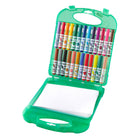 Crayola - Ensemble de marqueurs et de papier lavables Pip-Squeaks-TRAVEL COLOURING KIT : Le papier à colourier et les marqueurs pour enfants s'intègrent parfaitement dans cet étui d'art Crayola pratique afin que votre tout-petit ait quelque chose d'amusant à faire où qu'il aille.