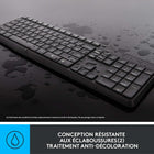Logitech - Ensemble clavier et souris sans fil MK235,gris, français (920-007899)-Suivi optique évolué