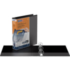 Reliure de présentation Davis Group  à anneaux ronds et insertion rapide, 1 1/2 po, noir-11,5 po H x 10,75 po L (format lettre)