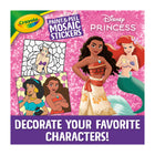 Crayola - Trousse d'autocollants mosaïques Paint & Peel - Princesses Disney-CADEAU POUR ENFANTS : Les trousses d'autocollants mosaïques Paint & Peel de Crayola sont le cadeau idéal pour les anniversaires, les fêtes ou tout simplement pour une journée de plaisir créatif