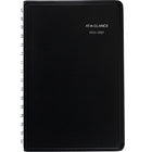 AT-A-GLANCE - Agenda scolaire de bureau hebdomadaire 2026-2027 - 8 po H x 4 7/8 po l - noir - bilingue-13 mois : août 2026 - août 2027