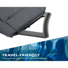 Mount-It! - Support pliable et portable pour ordinateur portable - noir-Une structure ouverte et ventilée empêche votre ordinateur portable de surchauffer