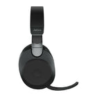 Jabra - Casque stéréo Evolve2 85 Link380C UC avec support - Noir-Matériau et revêtement : bandeau en mousse ultra douce recouverte de similicuir de couleur assortie, coussinet d'oreille en mousse audio douce recouverte de similicuir de couleur assortie