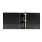 Avery® - Reliure de présentation durable à anneaux obliques en D, 1/2 po, noir-Panneau de doublage transparent à l'avant, à l'arrière et sur le dos