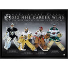 Marc-Andre Fleury 20x29 sur toile 552 Career Wins - Toile encadree - 31" x 22"-Impression sur toile de qualité supérieure avec bordures enveloppées