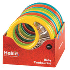 Halilit - Tambourin pour Bébé-Il émet un son clair et magnifique et présente des couleurs vives, avec une poignée texturée pour une prise en main facile