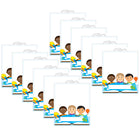 Ashley Productions - Sac de rangement multiculturel File Buddy - 10,5" x 12,5" - Paquet de 12-Sacs de rangement extra résistants et durables