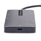 Startech - Adaptateur multiport USB-C - Vidéo HDMI double - 4K 60Hz - 2Pt 5Gbps hub USB-A - Passe de puissance 100W-Compatibilité : La station d’accueil de voyage USB-C est compatible avec les portables USB-C et Thunderbolt 3/4/USB4 sous Windows tels que HP, Dell, Lenovo, Surface Laptop 3 et versions supérieures/Pro 7 et plus, Chromebooks; Prend en charge Windows, ChromeOS et Ubuntu 20.04 à partir du noyau 5.15 et suivants